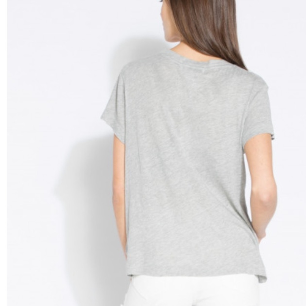 NEW • Wildfox • Extreme Snacker Tee Shirt Gray - Picture 2 of 7